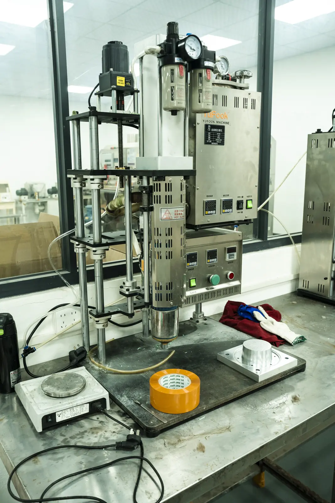 Close view of equipment in the ORNOVAI casting department