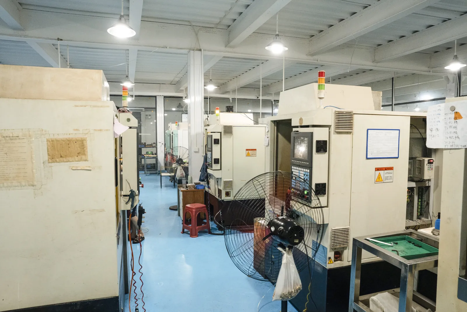 CNC jewelry manufacturing workshop